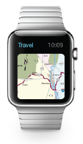 Apple Watch with Travel Update