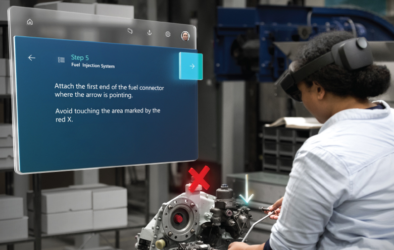 How MS HoloLens helps in training, sales demo and on-field service support