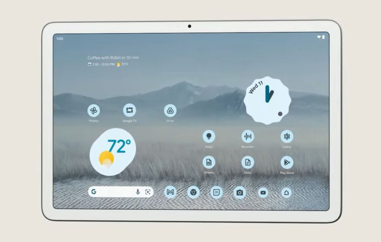 Google pixel tablet