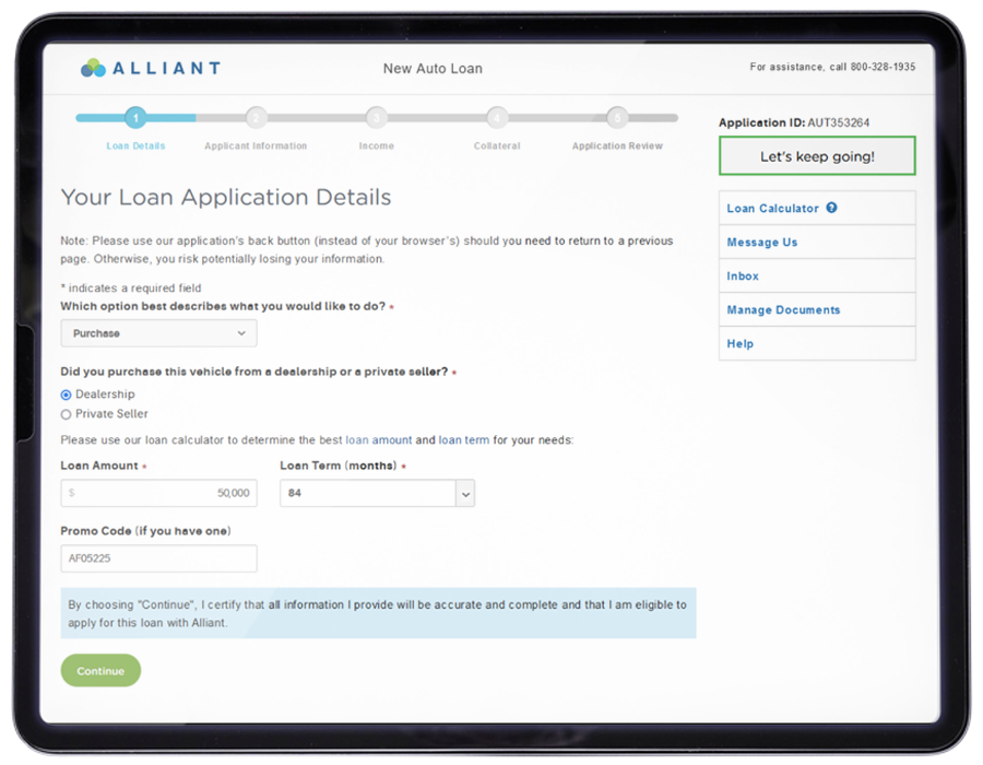 Alliant Dashboard