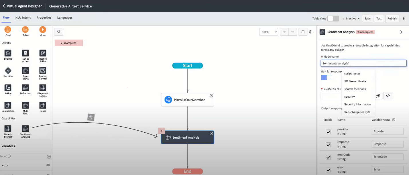 generative ai servicenow