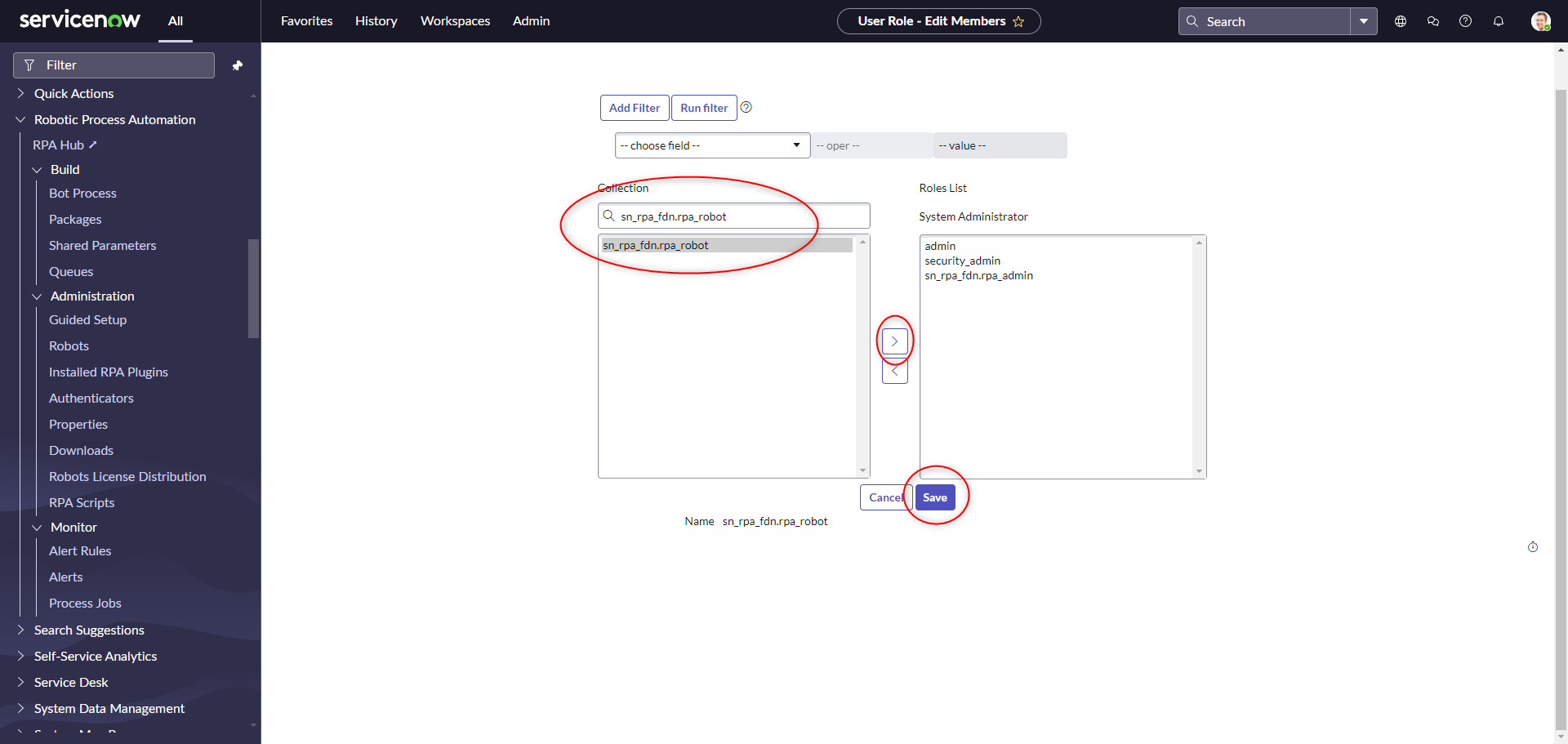 RPA with ServiceNow